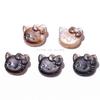 Jingde Joias Concha de Borboleta Branca Natural Gato Sem Rosto Furo Horizontal Pedra Natural Contas Soltas Joias DIY Acessórios Semi-Acabados Atacado