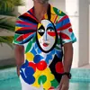 Amazon AliExpress nueva importación transfronteriza comercio exterior nueva chaqueta de camisa para hombre estampado completo fabricantes suministro