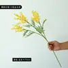 Flores de Felpa Simuladas de Acacia de Venta Caliente Transfronteriza, Flores Artificiales, Adornos de Decoración para el Hogar y Bodas, Flores Simuladas de Alta Gama al por Mayor