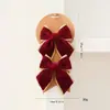 Adorno Colgante de Lazo Navideño de Amazon Decoración de Árbol de Navidad de Tela Diseño de Escena Navideña Lazo