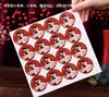 Adesivos Adesivos Personalizados de Casamento com Palavras Felizes Conjunto Arranjo de Casamento Caixa de Doces de Casamento Ovos Etiquetas Adesivas com Palavras Felizes