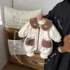 [9.4 Liquidação de Outono/Inverno ~ Sem Trocas ou Devoluções, Por Favor, Não Compre se se Importar] Macacão de Inverno Espesso para Bebês Meninas, Peça Única para Bebês Meninos
