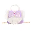 Bolso de Mano de Moda Infantil con Lentejuelas de Perla Niñas 2026 Nuevo Mini Billetera para Monedas Combinación con Ropa Infantil Bolso Cruzado de Princesa