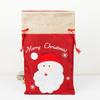 Nova Bolsa de Presente de Natal Serapilheira Bordada Bolsa de Presente de Natal Saco de Doces Bolsa de Papai Noel Decoração de Natal