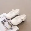Zapatos de Cuero para Niñas 2025 Primavera y Otoño Nuevos Lolita Niñas Pequeñas Zapatos de Princesa con Lazo Zapatos Individuales para Niños Zapatos de Suela Suave