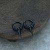 Pendientes de Acero Inoxidable con Patrón de Dragón Cónicos de Venta Caliente Transfronterizos Europeos y Americanos Tendencia Elegante Calle Tendencia Pendientes para Hombre Venta al por Mayor