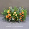 Arreglos Florales de Boda Estilo Bosque, Macetas Colgantes, Flores de Seda, Decoraciones de Pasillo, Decoraciones para la Ceremonia de Entrega del Coche de Boda, Escaparates, Plantas Verdes