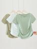 Camiseta Deportiva de Manga Corta para Mujer Nueva Transpirable Ropa de Yoga Tops Tallas Grandes Look Adelgazante Secado Rápido Ropa de Fitness
