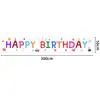 Banner Colgante de Cumpleaños Decoración para Fiesta Infantil Accesorios Pastel Inflable Fondo de Feliz Cumpleaños Personalizado