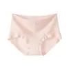 Ropa interior de mujer en color Morandi, Ropa interior de algodón puro para mujer, Algodón puro 10A antibacteriano, Sin costuras, Que no aprieta, Ropa interior de cintura media