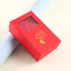Caixa de Joias Janela Transfronteiriça 6 Caixas de Sabão Florido Joias Embalagem para Colar Joia Pulseira Fabricante Atacado em Estoque