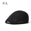En stock Boina sencilla de algodón estilo coreano para hombre, primavera y verano, retro artístico británico, gorra con visera a prueba de sol, para mujer, personalizada