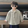 Camisas y Chaquetas de Primavera y Otoño para Niños 2026 Nuevas Camisetas Casuales Holgadas para Bebés y Niños Pequeños Moda de Primavera Elegante y Versátil