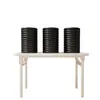 Conjunto de Mesa e Cadeira Dobrável Simples para Computador, Mesa para Quarto Pequeno, Casa, Estudante, Mesa de Escrita, Mesa de Escritório, Formato Retangular