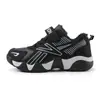 Fabricante de sapatos infantis para caminhar [Cabedal em couro alunos do ensino fundamental meninos antiderrapante venda direta tênis esportivo de cano médio e alto crianças médias e grandes impermeável]