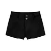 Calças Casuais Cáqui para Mulheres, Calças Retas Três Quartos de Verão, Shorts Sexy Modeladores que Cobrem o Bumbum, Calças de Cintura Alta, Shorts Quentes em A