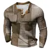 Nueva Camiseta de Manga Larga para Hombre Transfronteriza con Impresión 3D y tapeta larga, Top Casual Transpirable para Hombre para Exteriores