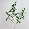 Folhas de Árvore Artificial de Galho Longo para Beber Cavalo, Folhas Pendentes em Forma de Sino com Múltiplas Pétalas, Folhas de Plantas Verdes, Exibição de Janela, Decorações para Sala de Estar Interna Atacado