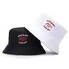 Sombrero de Pescador Bordado de Texto de Doble Cara para Pareja de Hombres y Mujeres, Sombrero de Cubeta para Estudiantes Lindo con Protección Solar para Primavera y Verano, Sombrero Fresco Pequeño