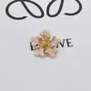 Botões florais estilo Chanel com efeito de gota de óleo, botões de metal tricotados para casaco e suéter de luxo de alta qualidade, botões de formato único