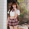 Conjunto de Uniforme JK de Estudiante Sexy de Moda, Falda Plisada, Tallas Grandes, Juego de Rol Estilo Japonés, Estilo Japonés