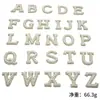 Estampado en caliente con taladro de perlas letra personalizada 26 letras inglesas Parche de perlas palabra accesorio de ropa diy procesamiento