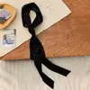 Bufanda de Seda de Lunares Larga Estrecha Nueva Estilo Diadema Bufanda Corbata Bufanda a Juego con Traje Camisa Bufanda de Cuello Elegante Cinturón