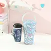 Linda Bolsa Isotérmica para Té de Leche, Bolsa Refrigeradora Portátil con Forma de Corazón Femenino, Bolsa Tote Conveniente para Bebidas Frías de Verano