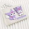 Kk Gravata Borboleta de Gato Gato Desenho Animado Cachorro Branco Coelho Rosa DIY Borracha Macia Decorativo Capa de Celular iPad Acessórios de Sapato