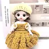 Ropa para Muñeca de 15 cm, Suéter, Falda para Muñeca, Minifalda Creativa, Minifalda de Algodón para Muñeca de Algodón