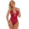 Diseño de Moda Encaje Transparente Lencería Erótica Europea y Americana Sexy Simple Ropa Interior de una Pieza Fuente de Suministro Amazon Aliexpress