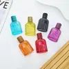 Botella de Vidrio de Color con Tapa de Rosca para Rellenar Perfume, Botella de Spray Portátil de Alta Gama, Botella de Repuesto para Viaje, Botella de Relleno de Perfume de Piña
