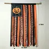 Decoración Nueva de Halloween Transfronteriza Banderín de Calabaza Decoración de Pared Montaje de Escena Decoración de Puerta Delantera Colgante de Puerta Venta al por Mayor
