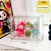 O armazenamento em prateleira Labubu é adequado para caixa de exposição Pop Mart Labubu, armário de exposição de acrílico, especial Labubu