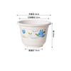Fabricante Atacado Vasos de Flores de Plástico Espessos Duráveis para Plantas Verdes Pothos Vasos de Flores para Casa Varanda Vasos de Mudas Vasos de Flores para Plantio