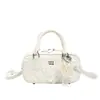 Bolso de Mano de Alta Gama con Patrón de Rombo para Mujer, Nuevo Bolso Boston de Moda para Viajar, Bolso de Hombro Cruzado al por Mayor Transfronterizo