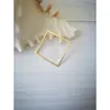 Moldura vazia outros materiais bordado bordado dupla face outros acessórios moldura Ziwiyuan brincos auto-bordados Bordado Su DIY feito à mão