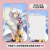 Funda para tarjeta de colección de dibujos animados de Inuyasha, funda para tarjeta de comedor estudiantil del campus, funda para control de acceso de autobús de metro, autobús escolar de jardín de infantes