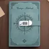 Libro de contraseñas vintage A5 con candado diario libro candado de contraseña engrosado bloc de notas para estudiantes cuaderno de papelería venta al por mayor