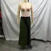 Ins transfronterizo europeo y americano 2026 nueva moda elegante para mujer al por mayor top tipo camisola con cordones y abertura y falda ajustada al cuerpo