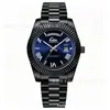 Nuevo Reloj para Hombre con Correa de Acero Inoxidable, Estilo de Negocios, Sencillo y Lujoso, Reloj de Cuarzo Resistente al Agua, Reloj de Pulsera con Manecillas de Esfera Grande para Comercio Exterior