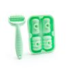 Producto Popular Transfronterizo Rodillo de Silicona Masaje Facial Set Bandeja de Hielo para Cuidado Molde de Hielo Compresa de Hielo Enfriamiento Calmante Artefacto Anti-Arrugas