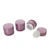20g 15g crema crema sub-botella cosmético botella vacía recta redonda crema de día y noche morado 5g50g botella de crema facial de doble capa