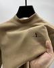 Camada de Base Térmica Masculina de Manga Longa com Forro de Fleece para Outono e Inverno