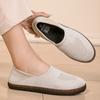 Zapatos Casuales Transpirables de Tejido Fly-Knit para Primavera y Verano, Zapatos de Tela Old Beijing para Mujer, Zapatos sin Cordones para Madres de Mediana Edad y Mayores, Adecuados como Zapatos para Abuela