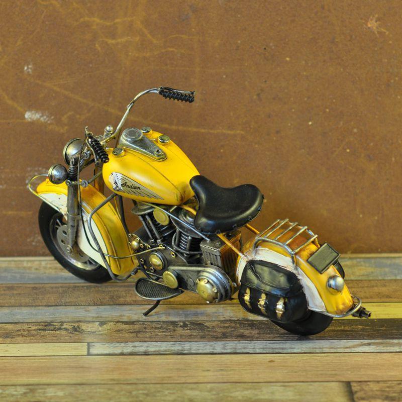 铁艺复古摩托车批发家居摆件手工饰品办公室内房间工艺品装饰摆设