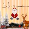 Exportação Transfronteiriça 2025 Nova Coleção de Pingentes de Bonecas de Tecido Presentes Pequenos de Natal Pingentes Decorações para Árvore de Natal