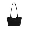 Bolso de Hombro Tejido Grande de Capacidad Estilo Retro Francés para Mujer 2025 Nuevo de Moda Nicho Cuero Suave Versátil Bolso de Mano para Viaje