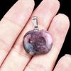 1820-20mm Piedra Ágata Cristal Colgante Manzana Pequeña Nochebuena Regalo de Navidad Accesorios de Joyería DIY