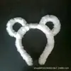 Diadema para el cabello 13 cm soporte de orejas de conejo no luminosa puesto de lugar escénico puesto callejero mercado nocturno superventas hombres y mujeres, viejos y jóvenes orejas de oso
